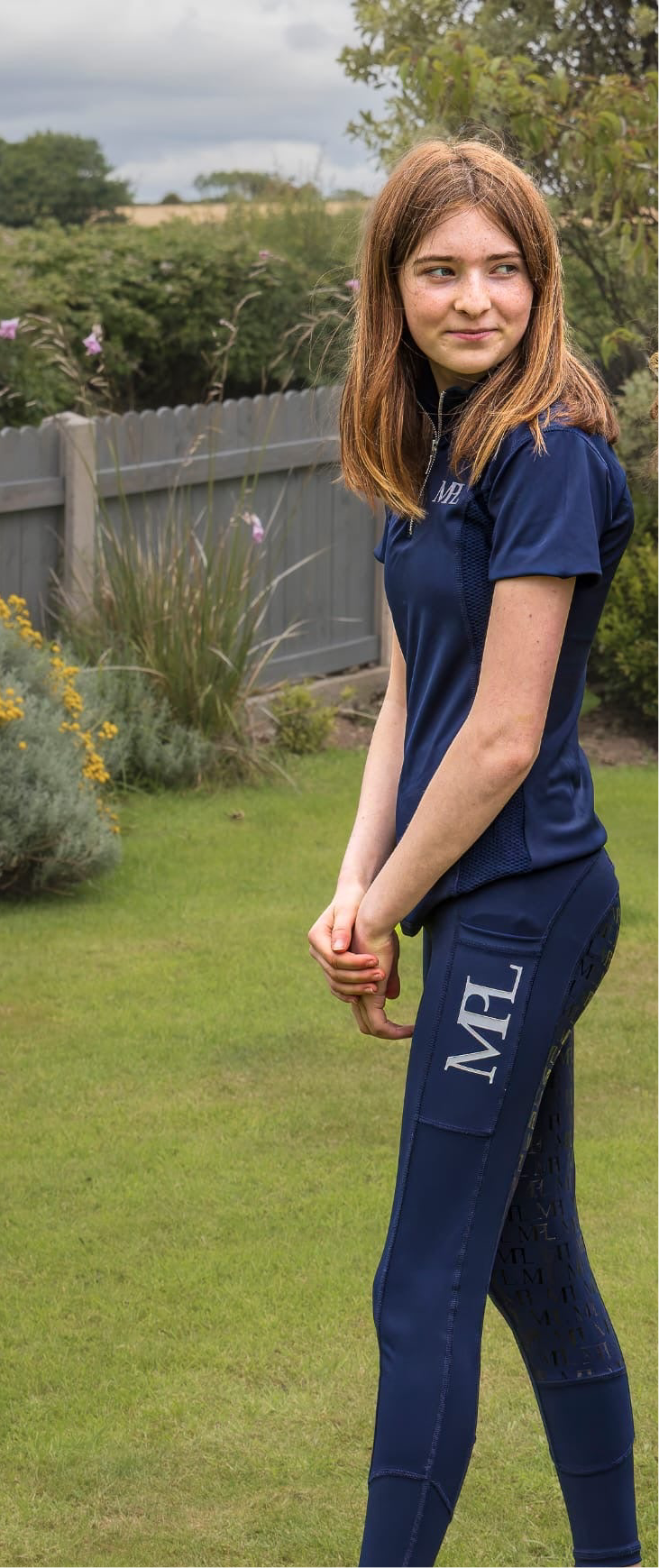MPL Navy All-in-One Riding Leggings