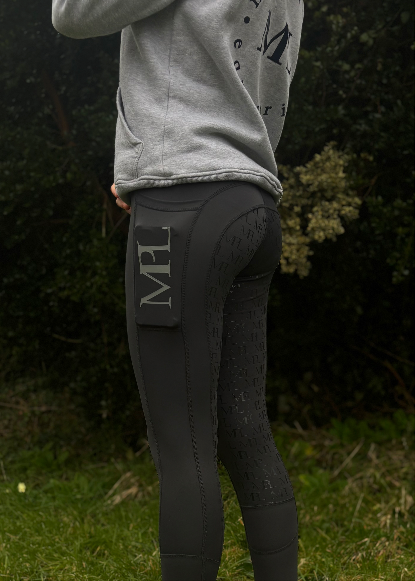 MPL GREY All-in-One Riding Leggings