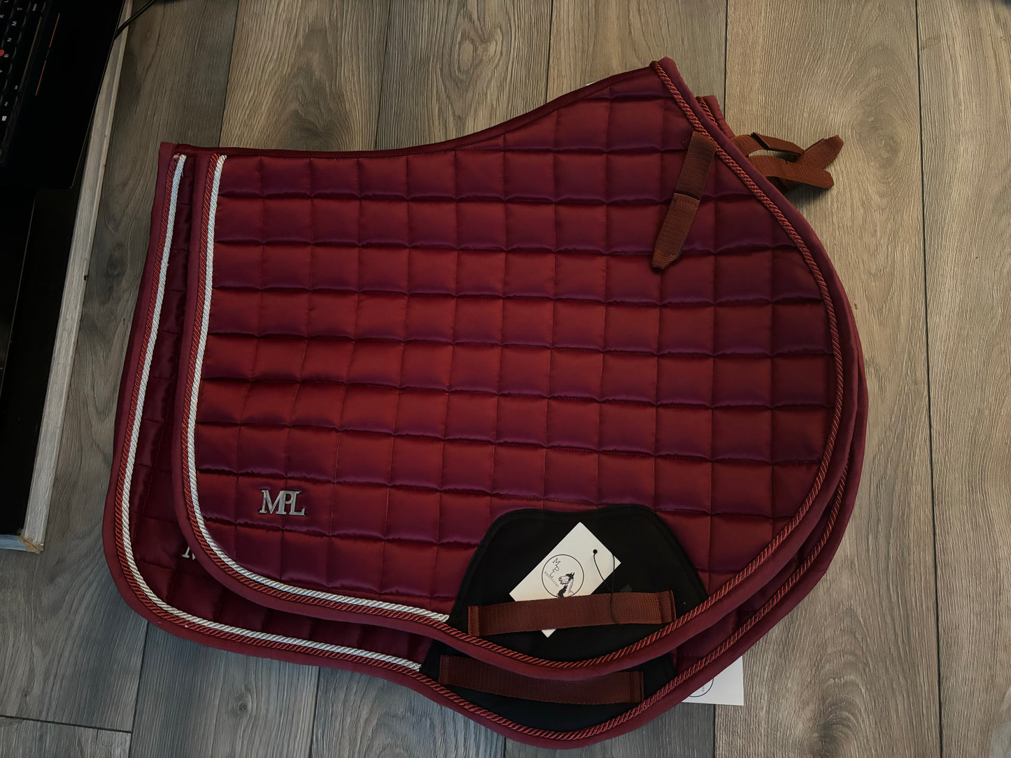 MPL’s Satin Luxe CRIMSON Saddle pads