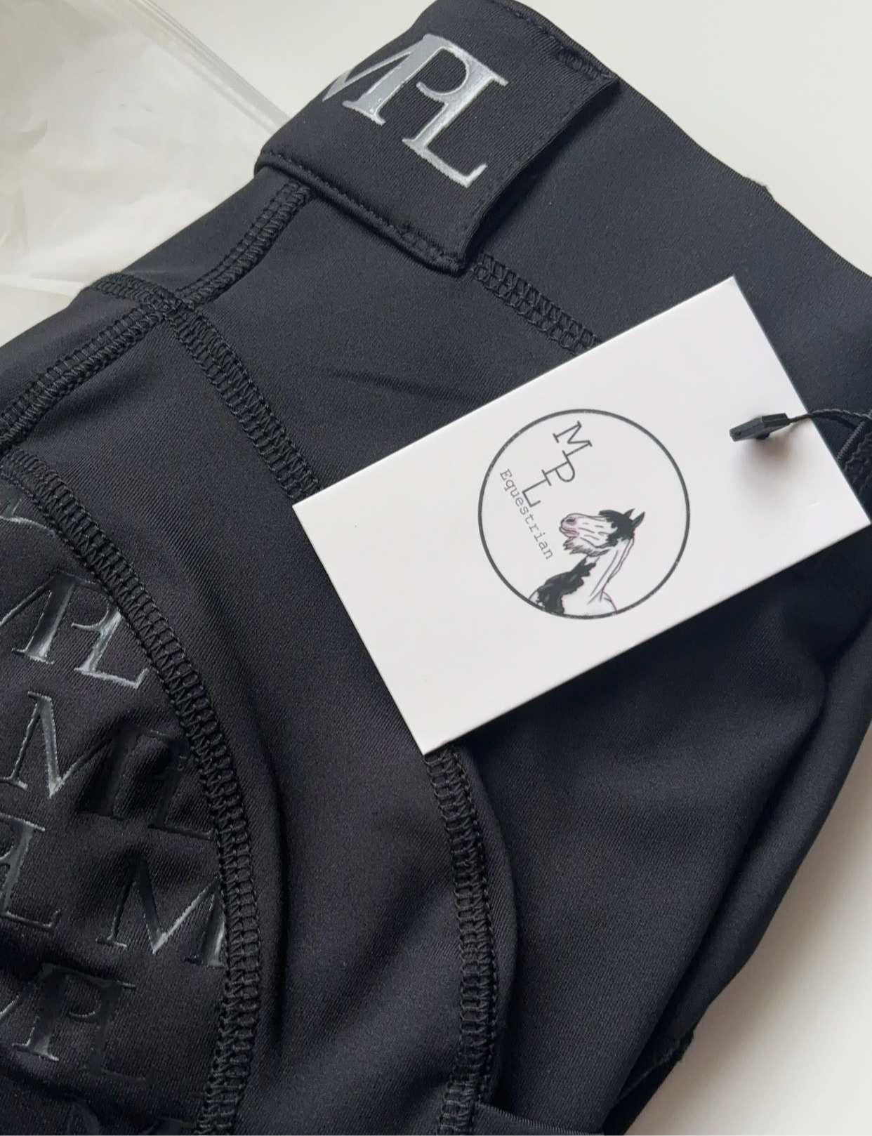 MPL BLACK All-in-One Black Riding Leggings