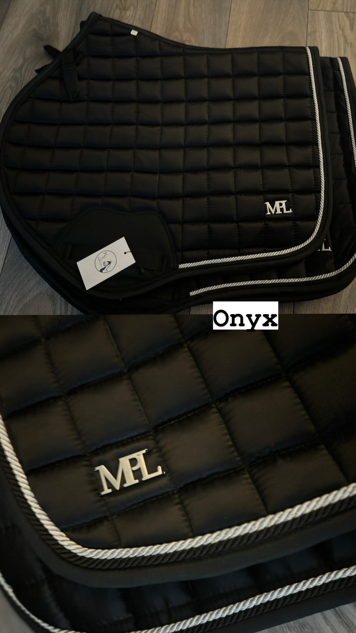 MPL’s Satin Luxe ONYX Saddle pads