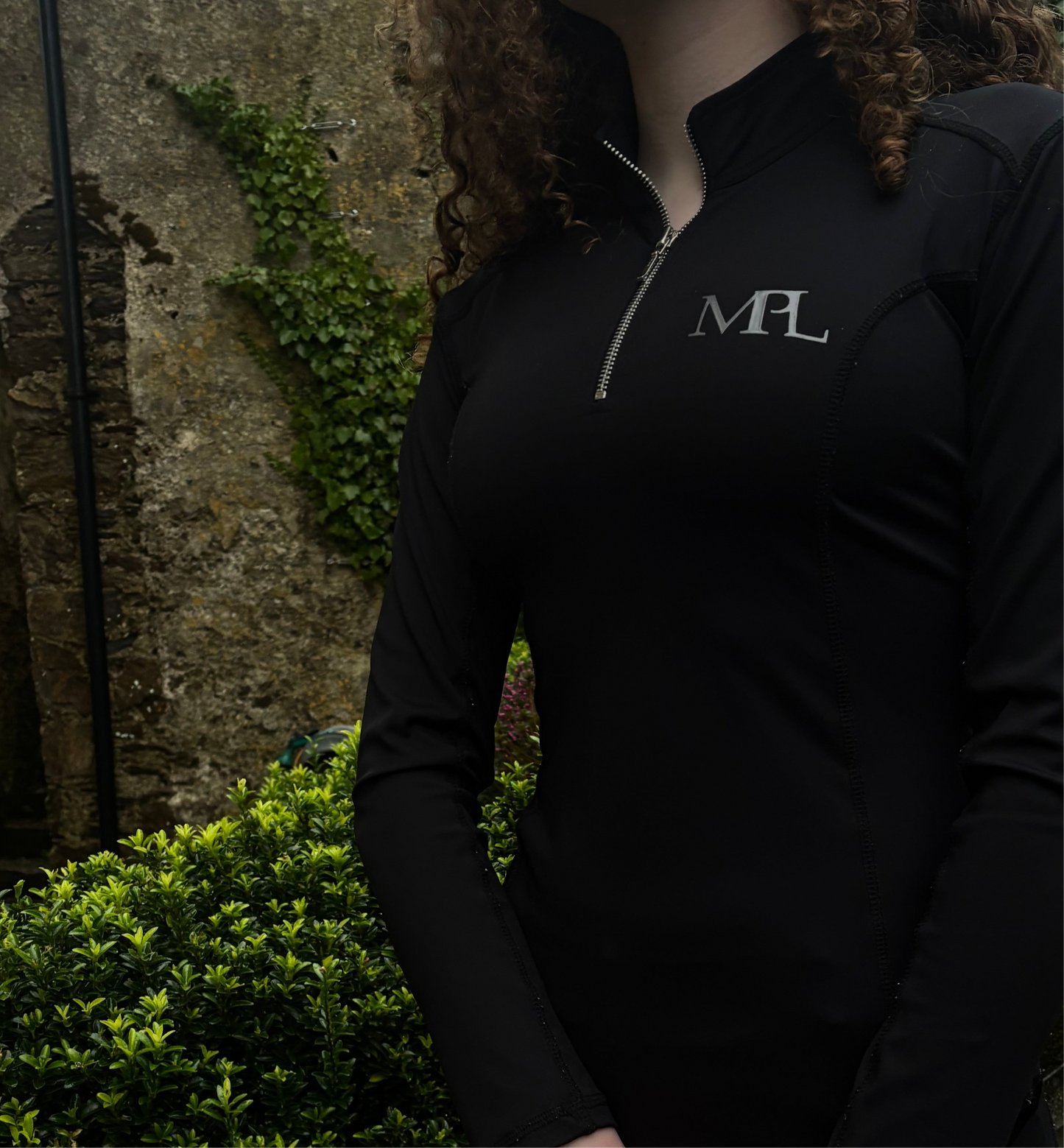 Black long sleeved base layer