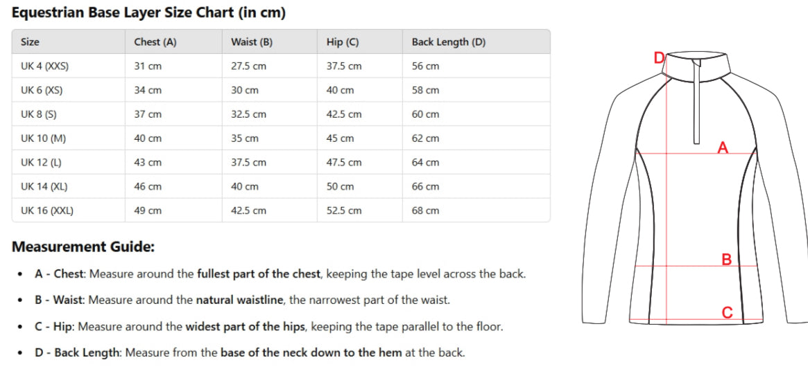 Black long sleeved base layer