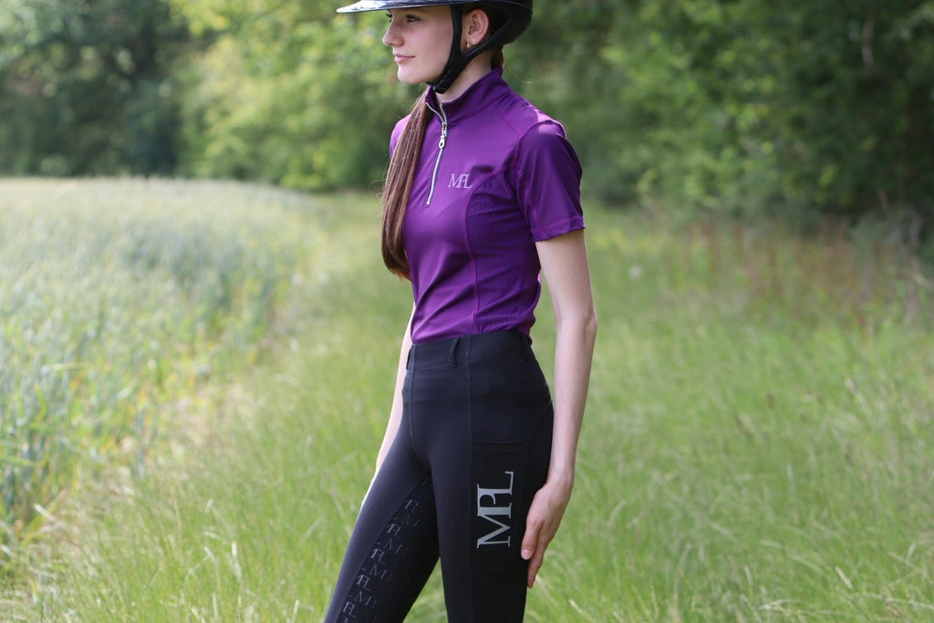 Purple Ivy Air-tech short sleeve Baselayer