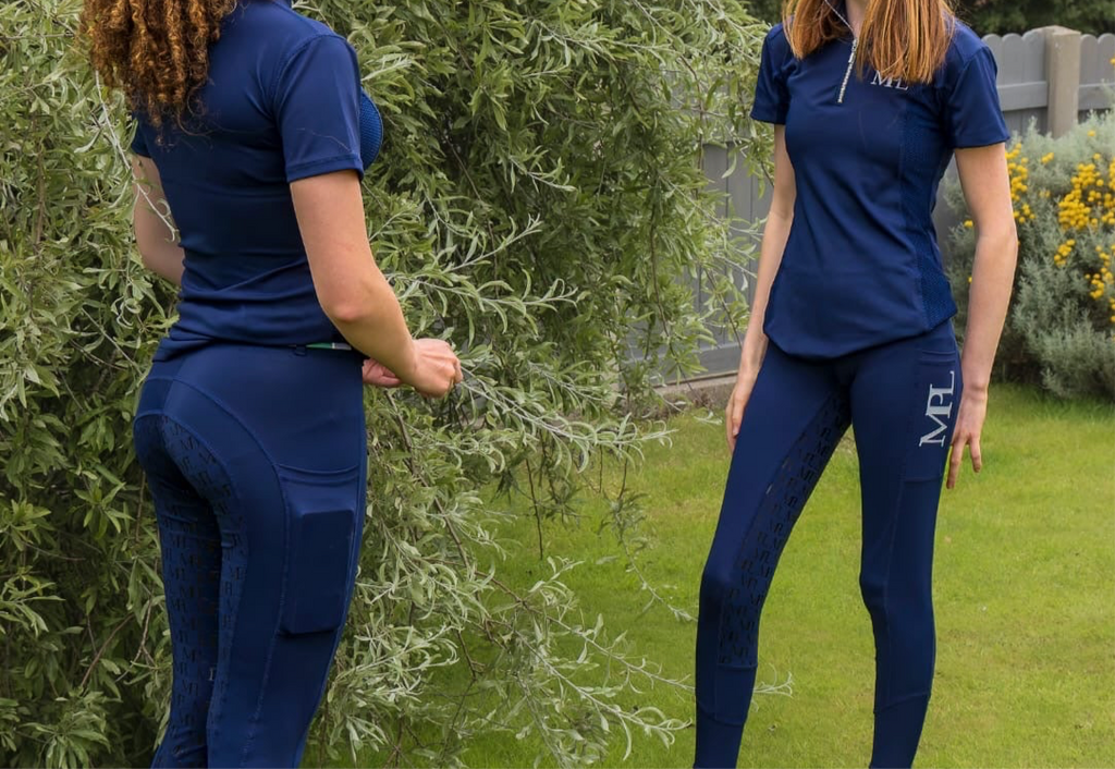 MPL Navy All-in-One Riding Leggings