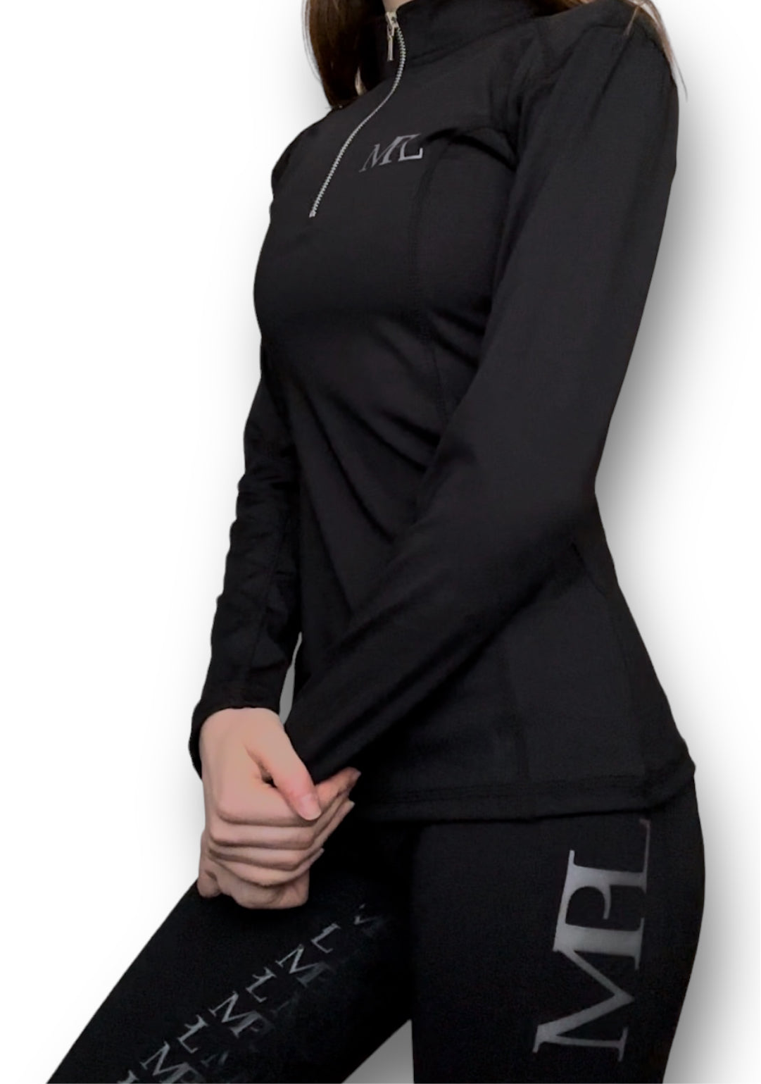 Black long sleeved base layer