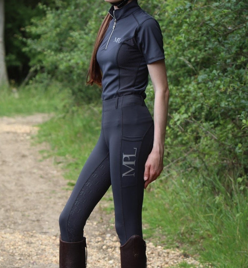 MPL GREY All-in-One Riding Leggings