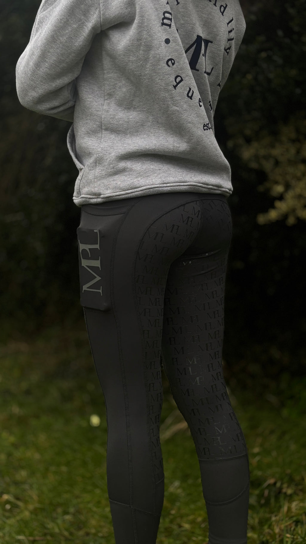 MPL GREY All-in-One Riding Leggings