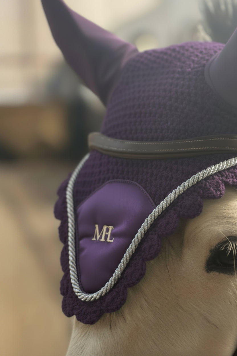 MPL’s Luxe Purple Ear Bonnet