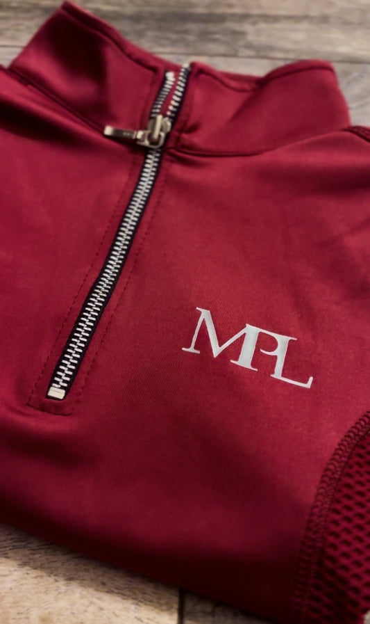 LIMITED EDITION Crimson Air-tech short sleeve Baselayer