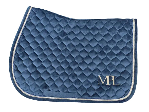 PRE-SALE MPL Velvet Luxe Navy Saddle pad