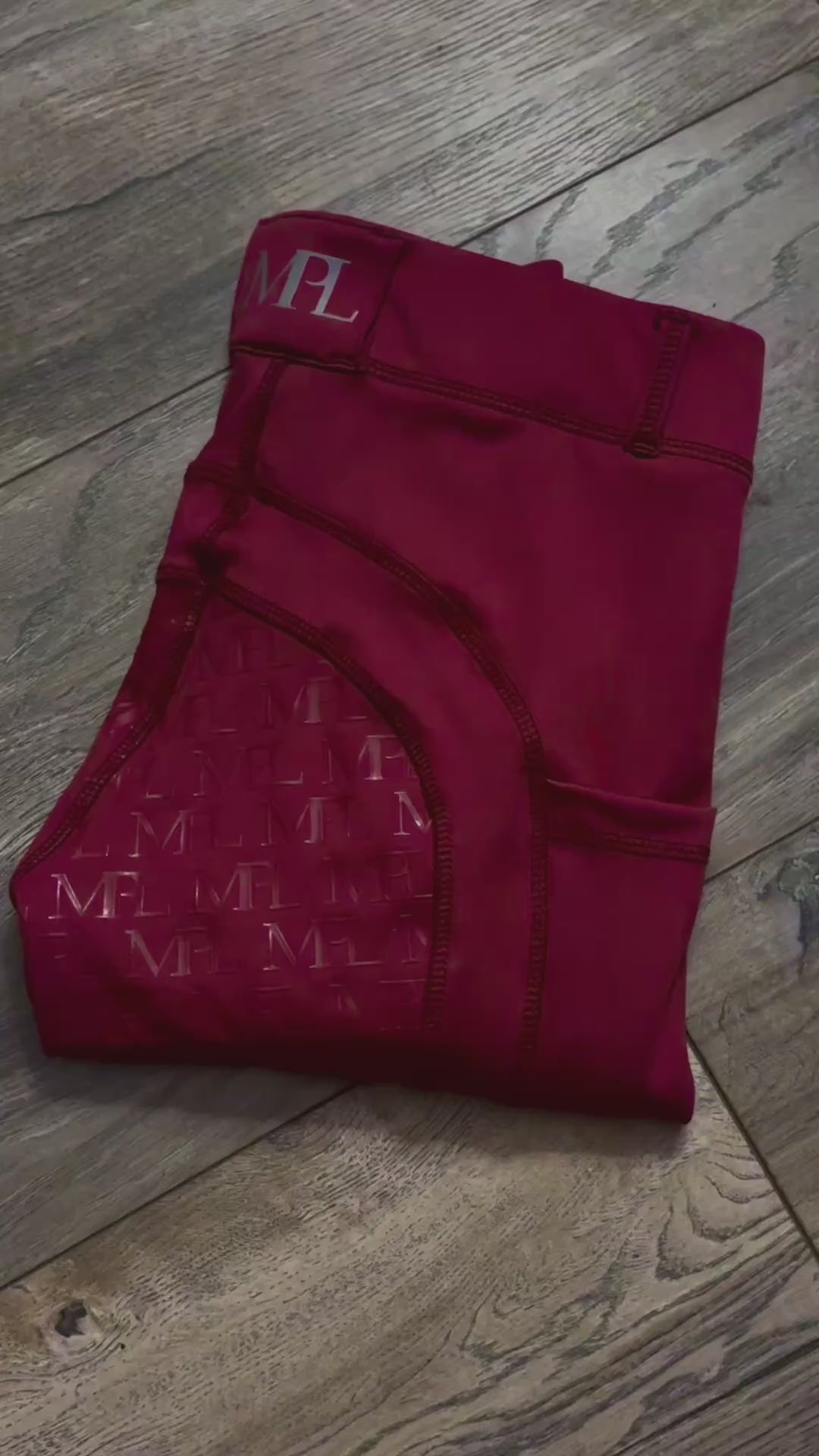 LIMITED EDITION Crimson All-in-one Riding Leggings